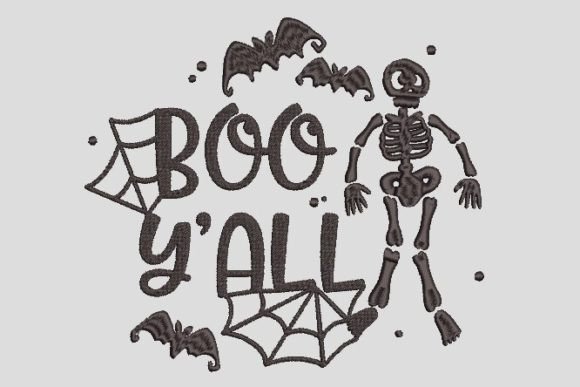 Boo Y All Spider Horror Halloween Embroidery Review