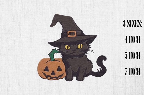 Cute Black Cat Halloween Embroidery 4: A Designer’s Review