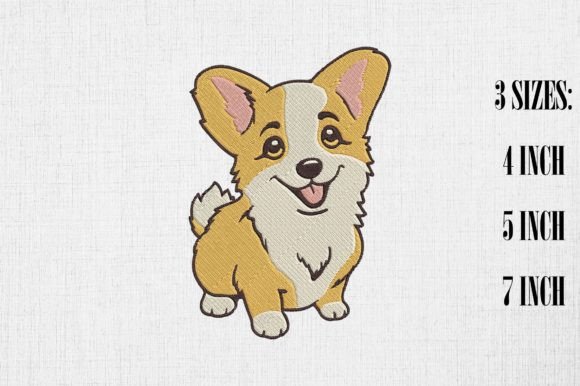 Cute Kawaii Corgi Embroidery Design: A Seller’s Review