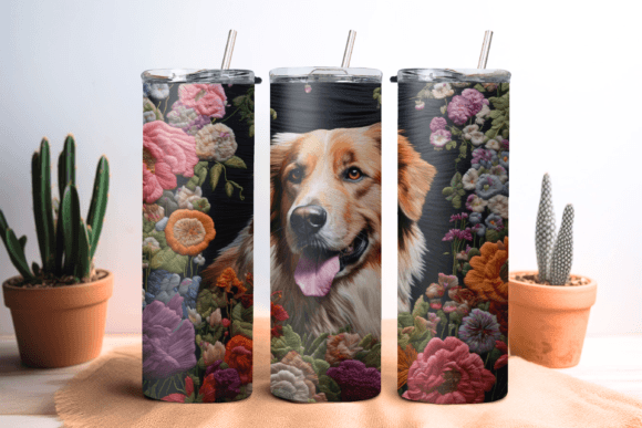 Embroidery Dog Tumbler Wrap: A Designer’s Craft Fair Review