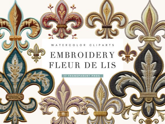 Embroidery Fleur De Lis Clipart Bundle: A Designer’s Review