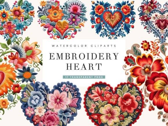 Embroidery Heart Clipart Bundle: A Designer's Review