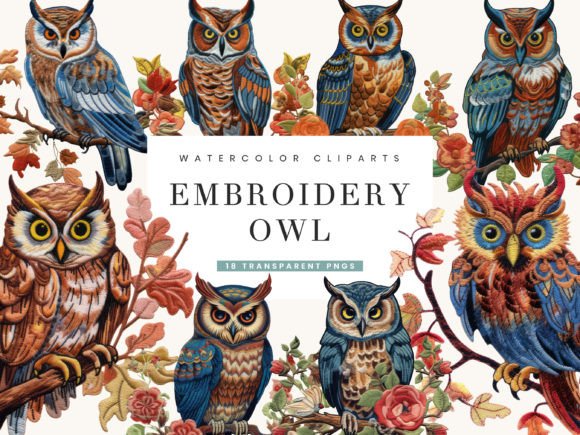 Embroidery Owl Clipart Bundle: My Honest Craft Fair Review