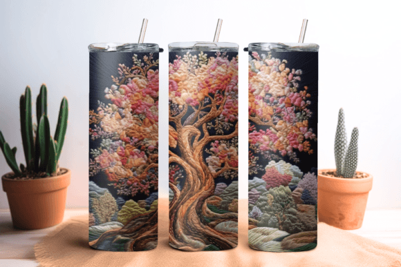Embroidery Tree Tumbler Wrap Review for Holiday Crafts