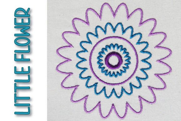 Little Flower Embroidery File