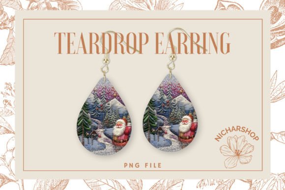 Santa Christmas Embroidery Teardrop2: Designer Review